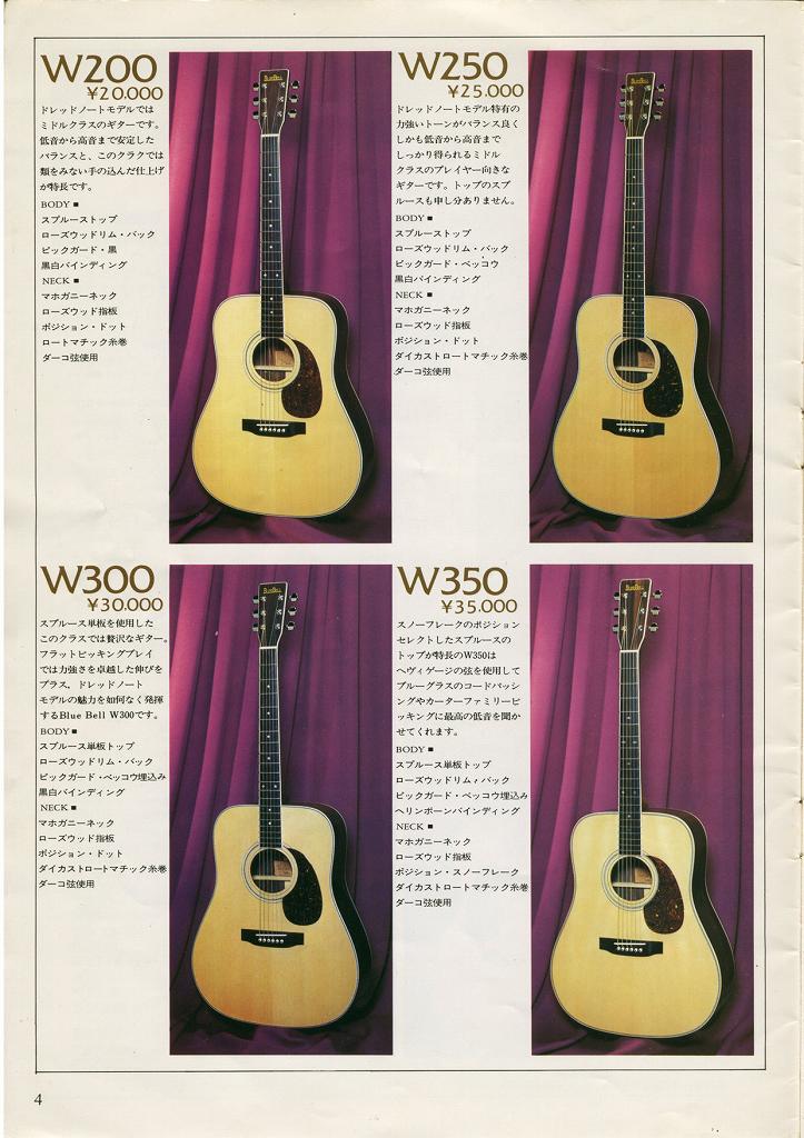 ジャパンビンテージ】BLUE BELL W200 - 千葉県の楽器